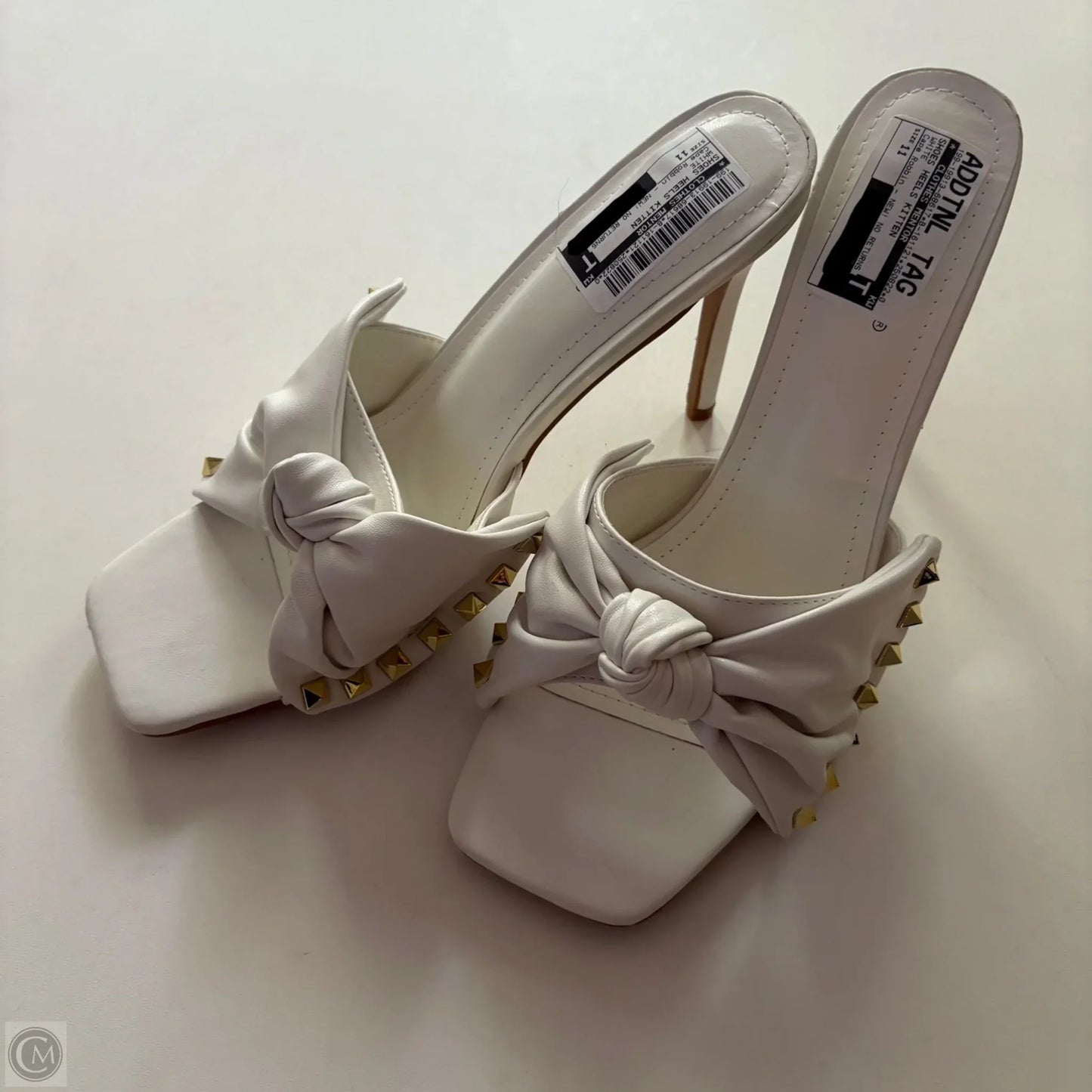 Shoes Heels Kitten By Cape Robbin In White, Size: 11