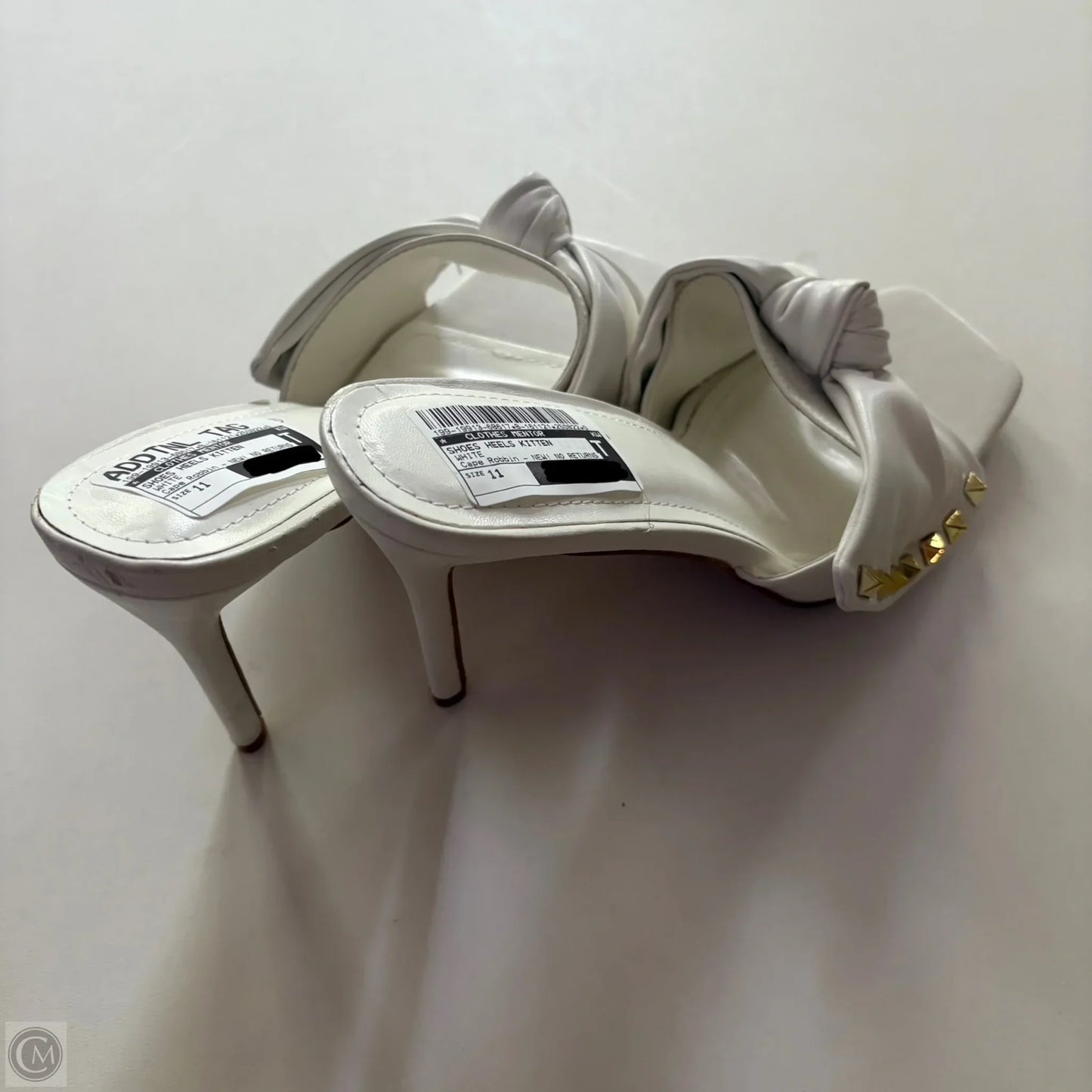 Shoes Heels Kitten By Cape Robbin In White, Size: 11