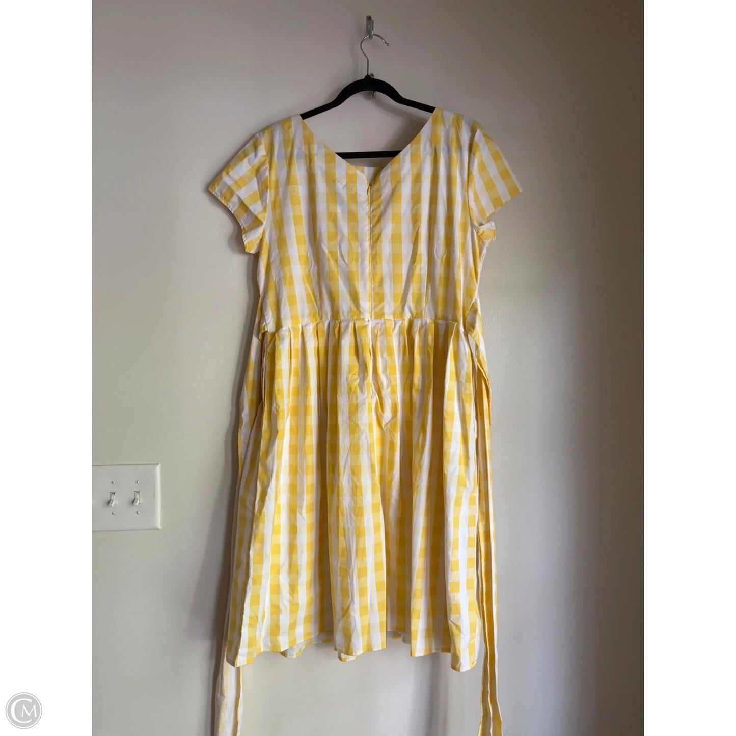 Dress Work By New York And Co In Yellow, Size: L
