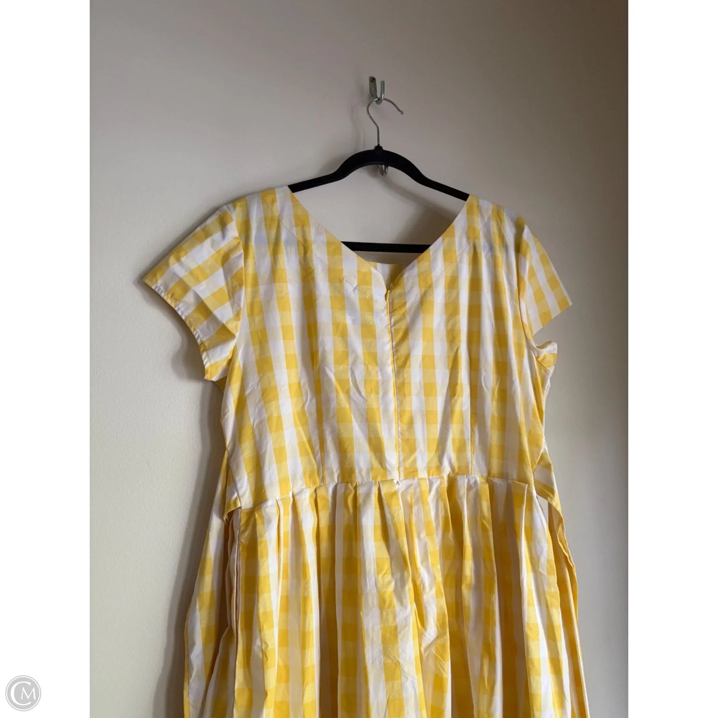 Dress Work By New York And Co In Yellow, Size: L