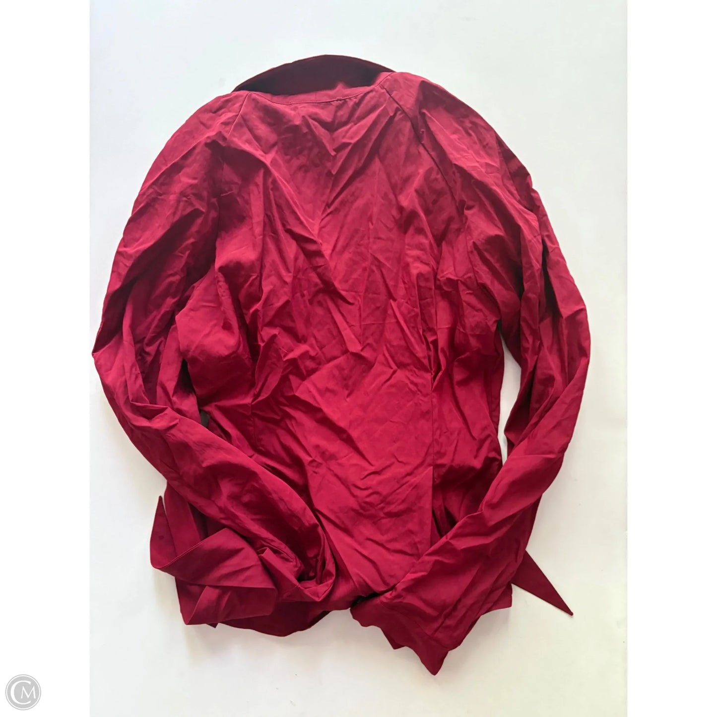 Blouse Long Sleeve By Cider In Red, Size: S