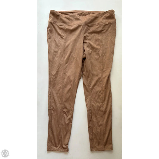 Pants Leggings By Express In Brown, Size: Xl