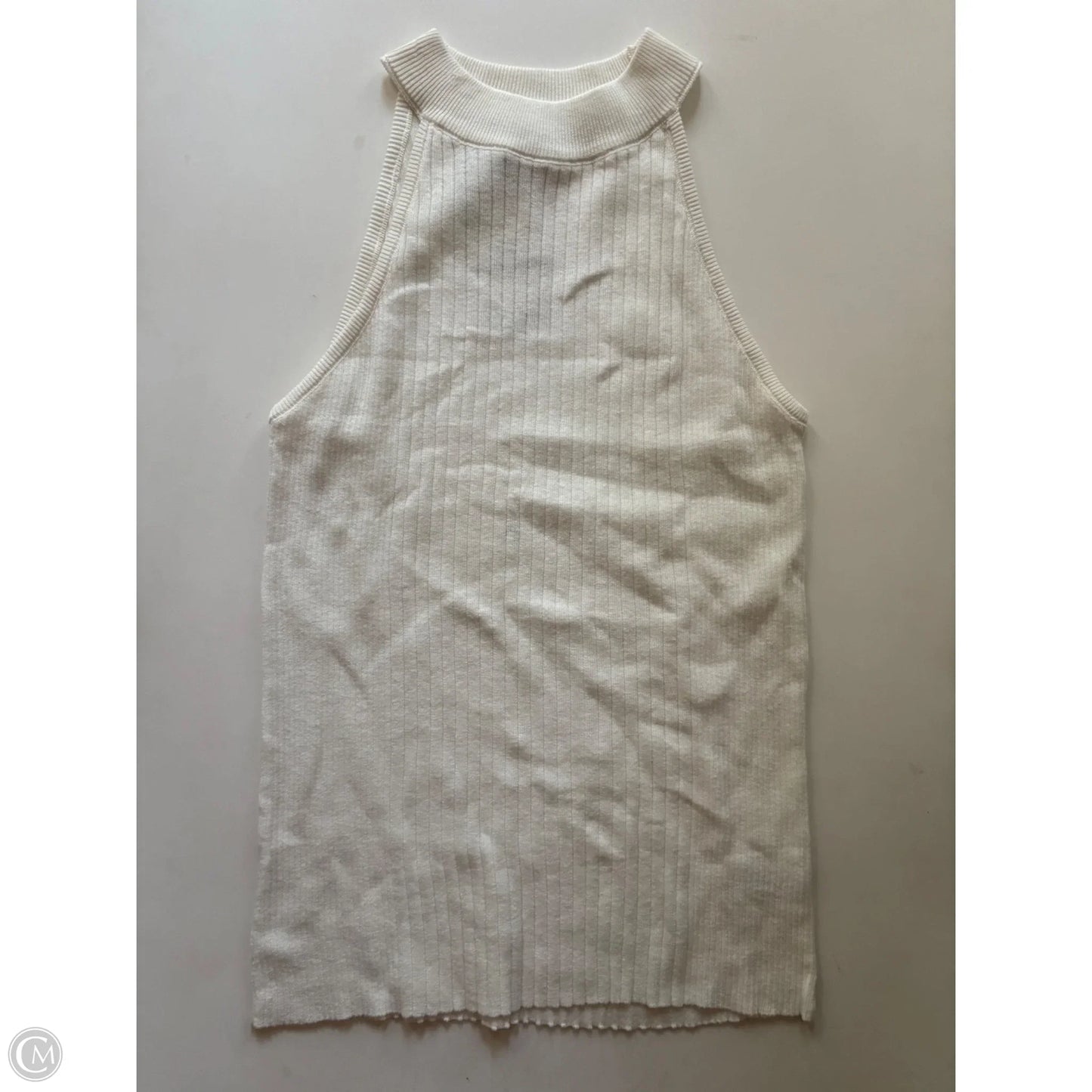 Sweater Short Sleeve By Eesome In Cream, Size: M