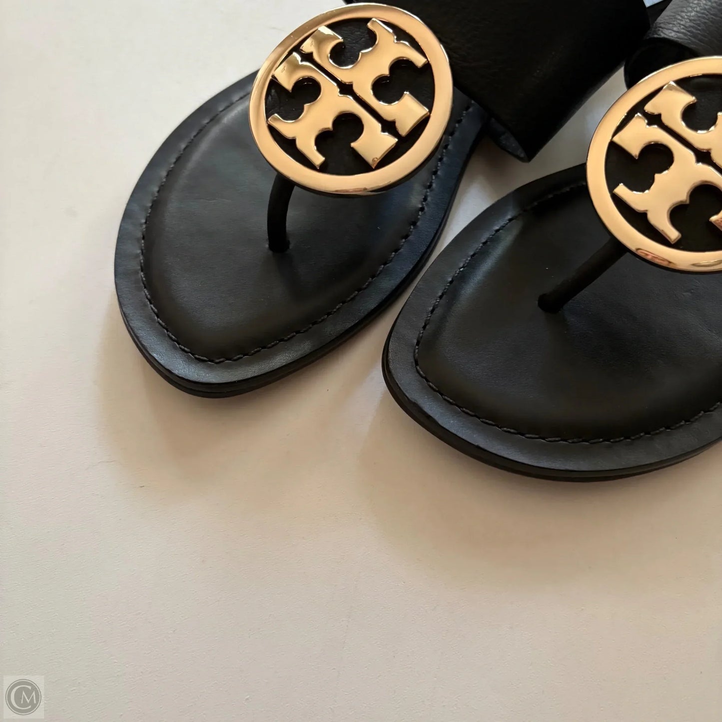 Sandals Designer By Tory Burch In Black, Size: 6.5
