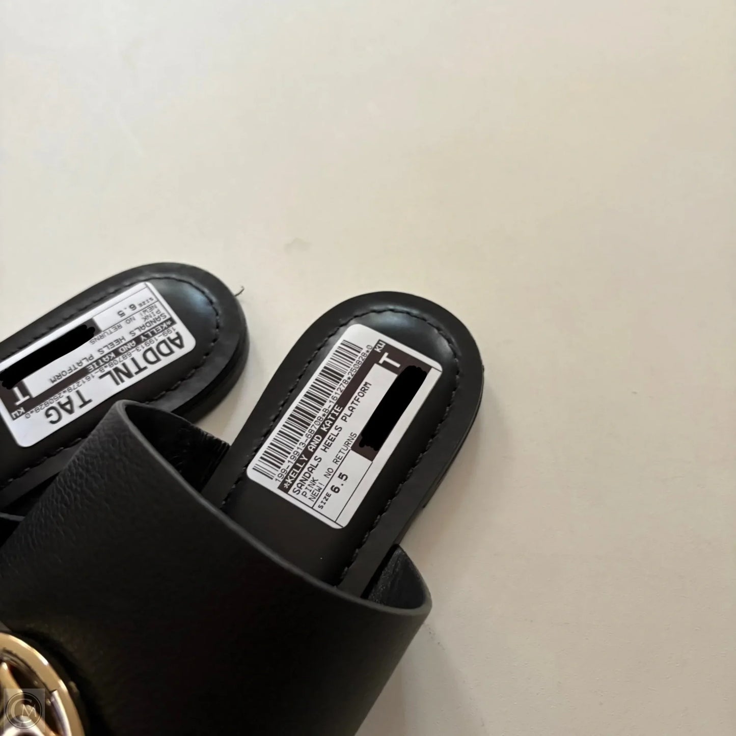 Sandals Designer By Tory Burch In Black, Size: 6.5