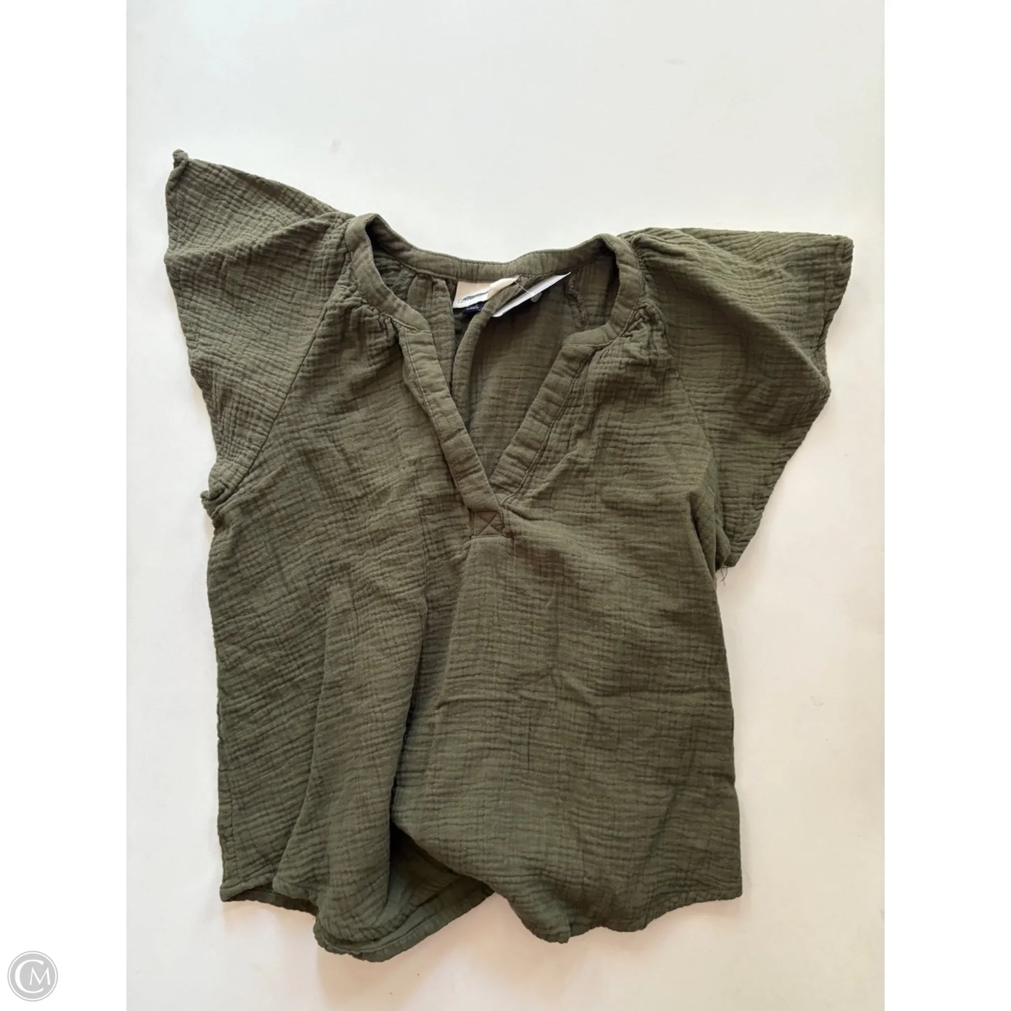 Top Short Sleeve By Universal Thread In Green, Size: S