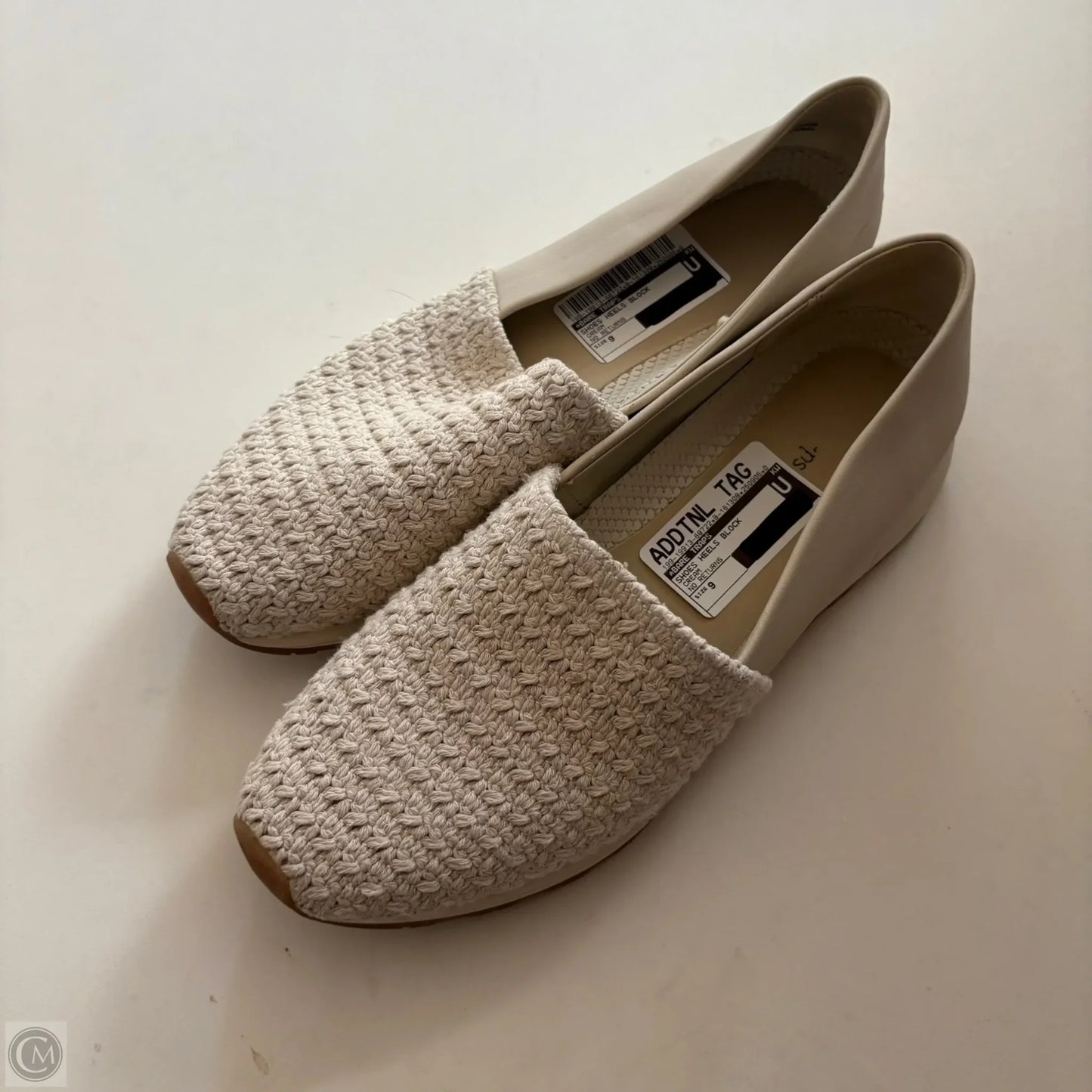 Shoes Heels Block By Bare Traps In Cream, Size: 9