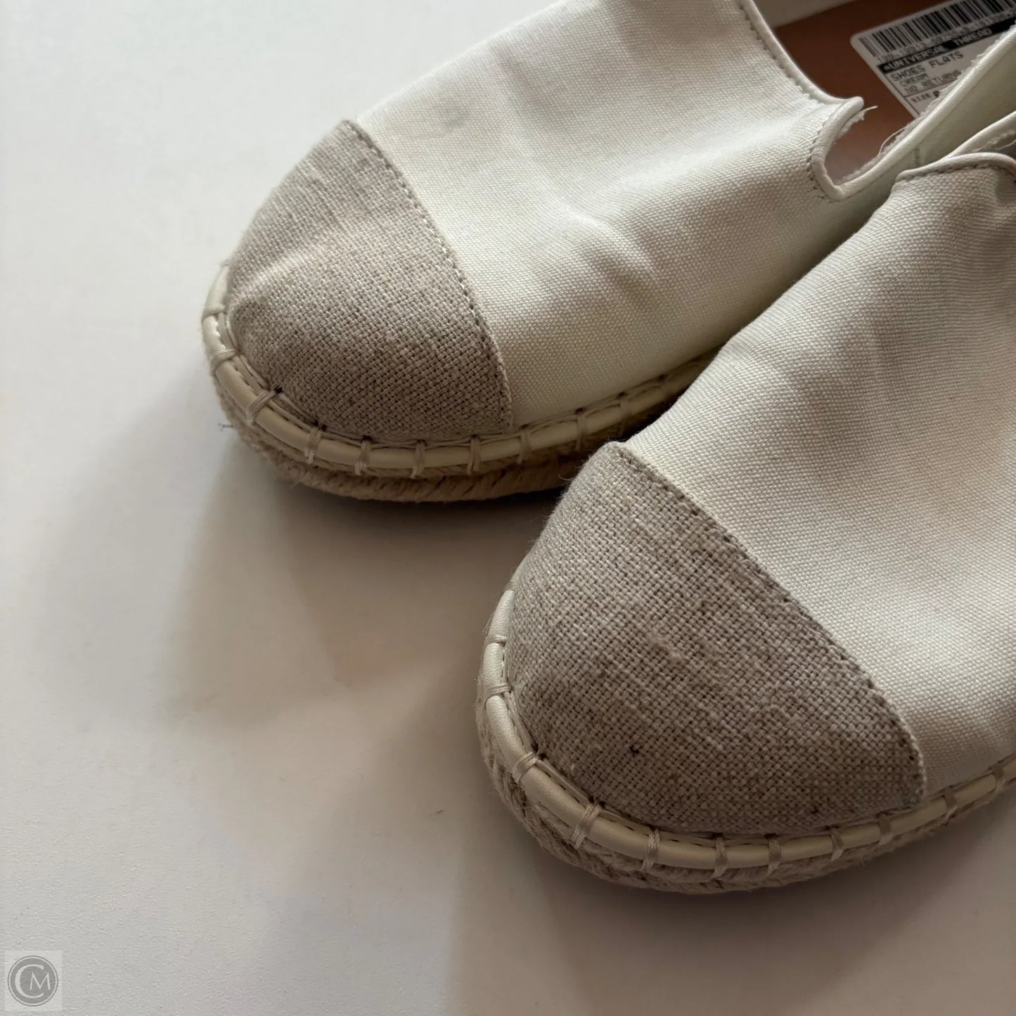 Shoes Flats By Universal Thread In Cream, Size: 6