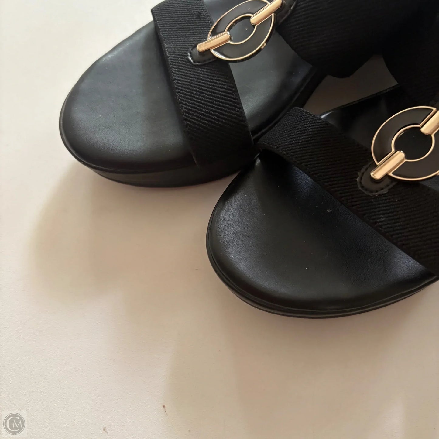 Sandals Heels Block By Anne Klein In Black, Size: 8.5