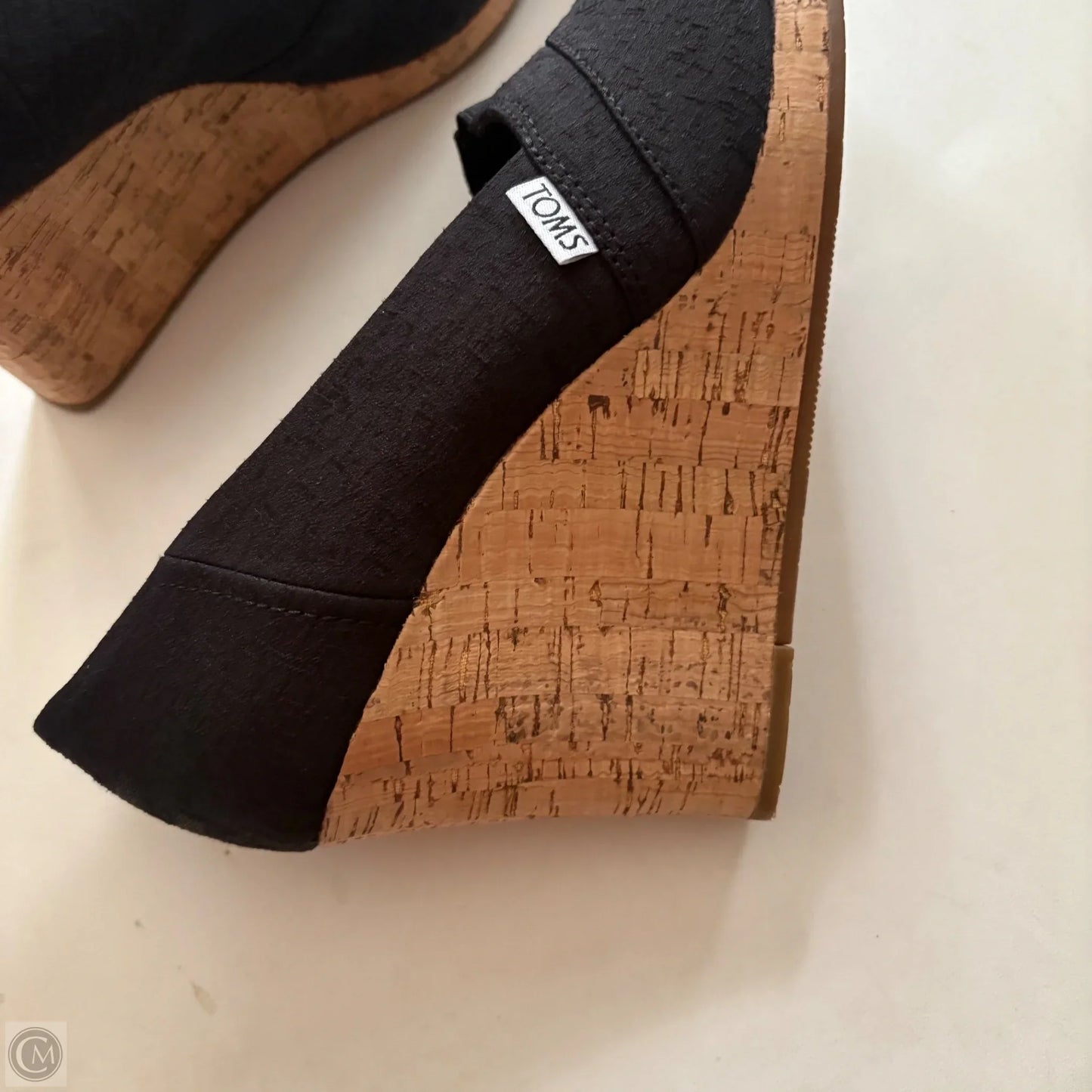 Shoes Heels Wedge By Toms In Black, Size: 9