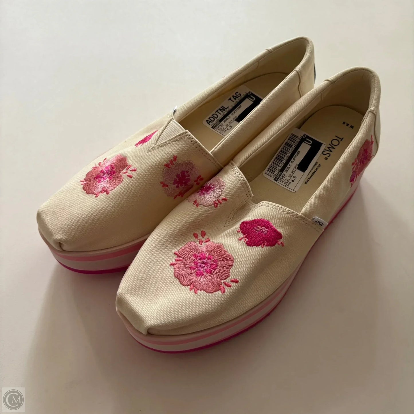 Shoes Heels Platform By Toms In Multi-colored, Size: 8.5