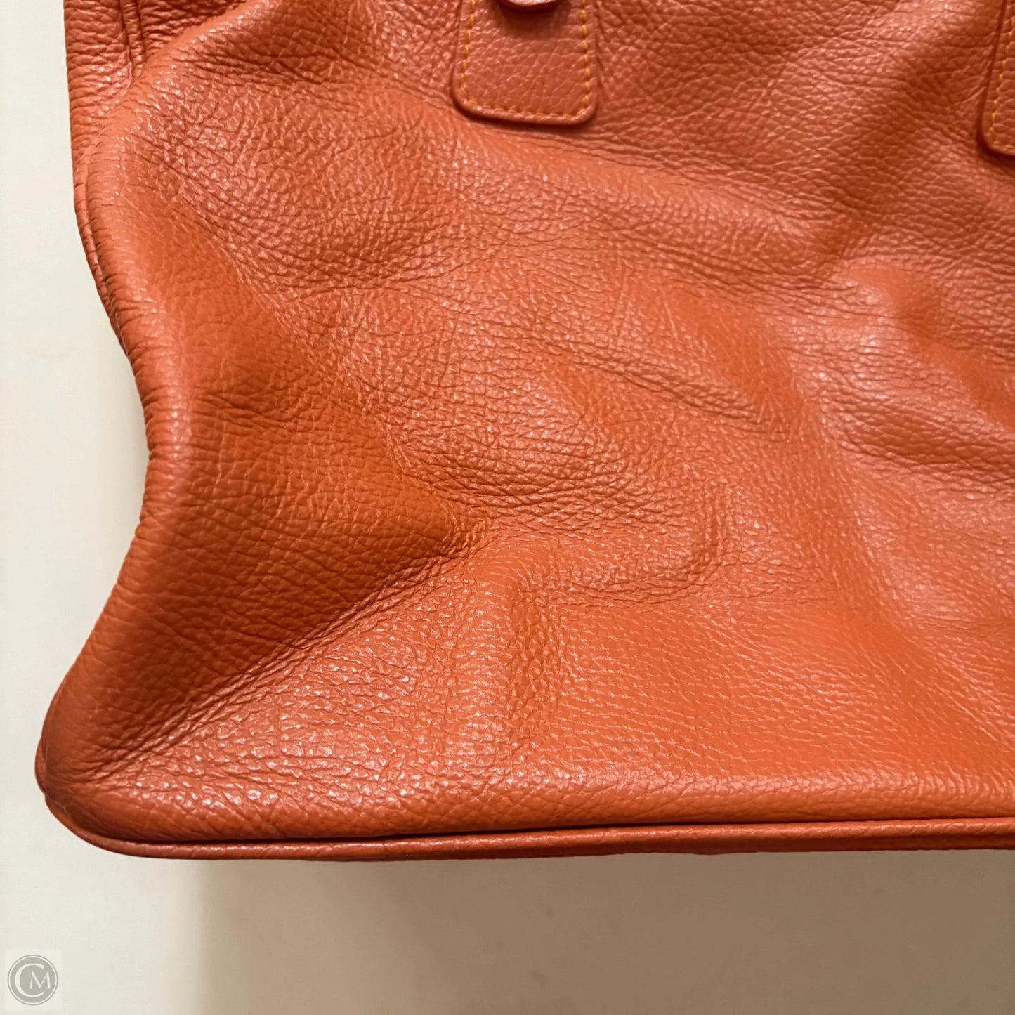 Handbag Leather By Claudia Firenze, Size: Large