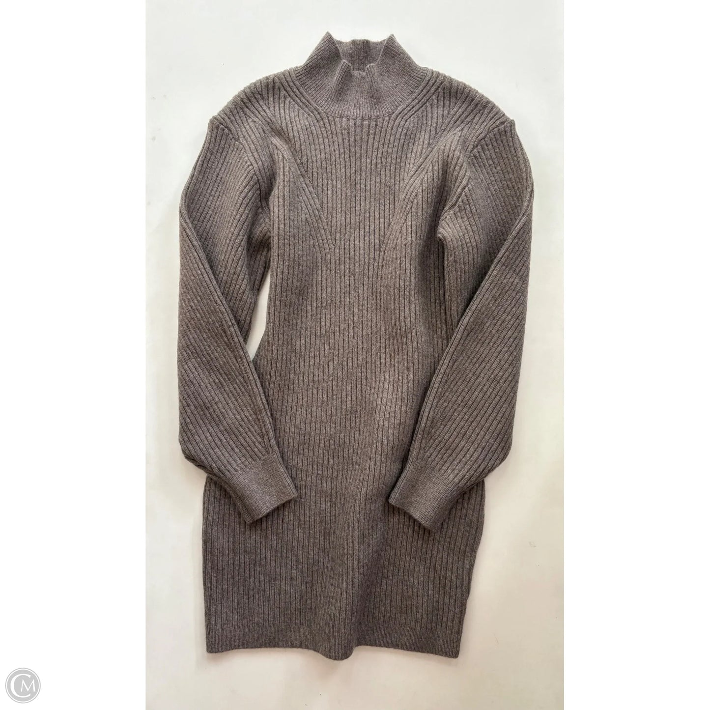 Dress Casual Midi By H&m In Brown, Size: S