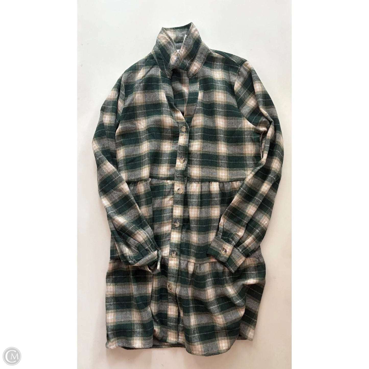 Dress Casual Midi By Hyfve In Plaid Pattern, Size: S