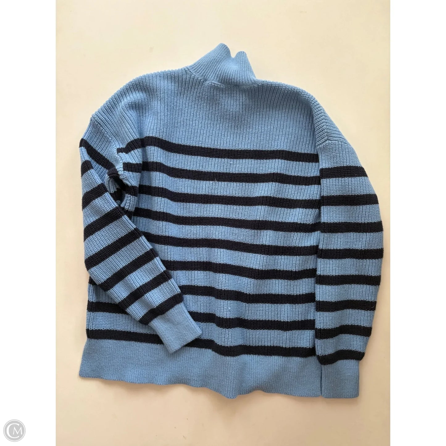 Sweater By Loft In Striped Pattern, Size: Xs