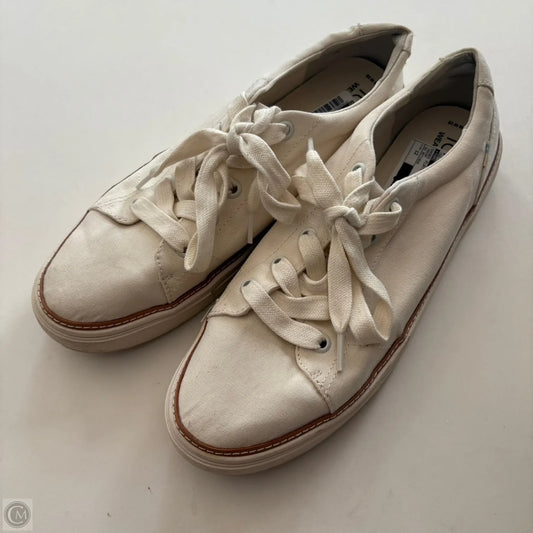 Shoes Flats By Toms In Cream, Size: 12