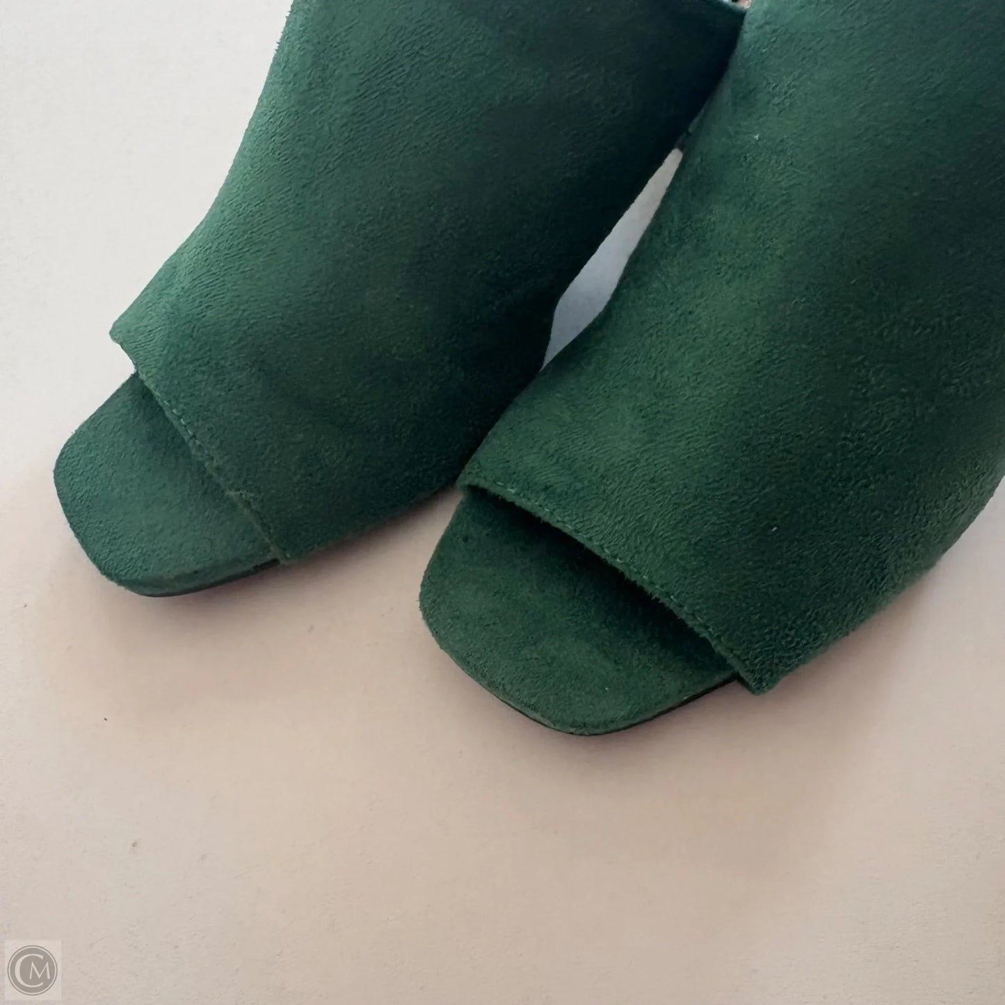 Shoes Heels Block By Journee In Green, Size: 6