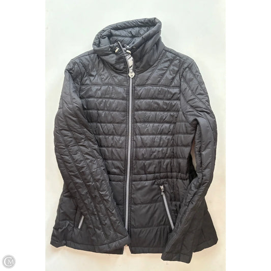 Coat Puffer & Quilted By Guess In Black, Size: L