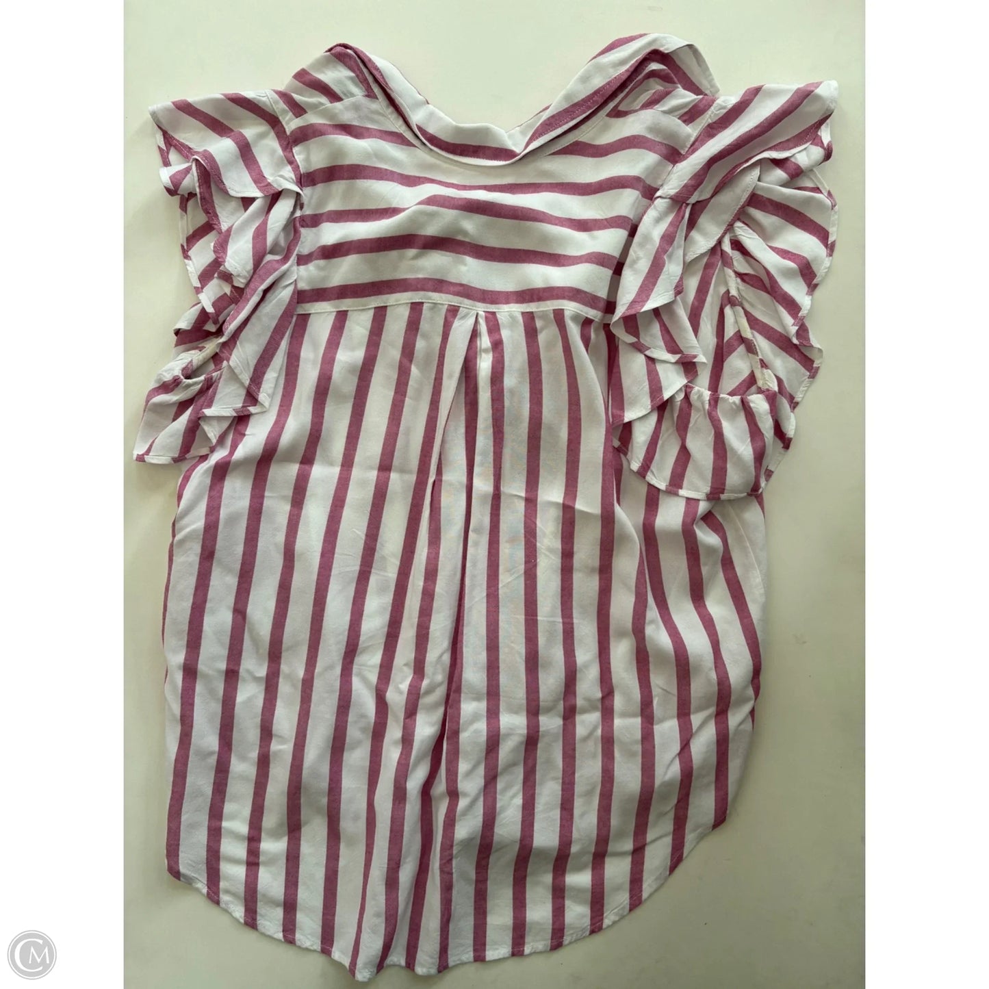 Top Sleeveless By Maeve In Striped Pattern, Size: S