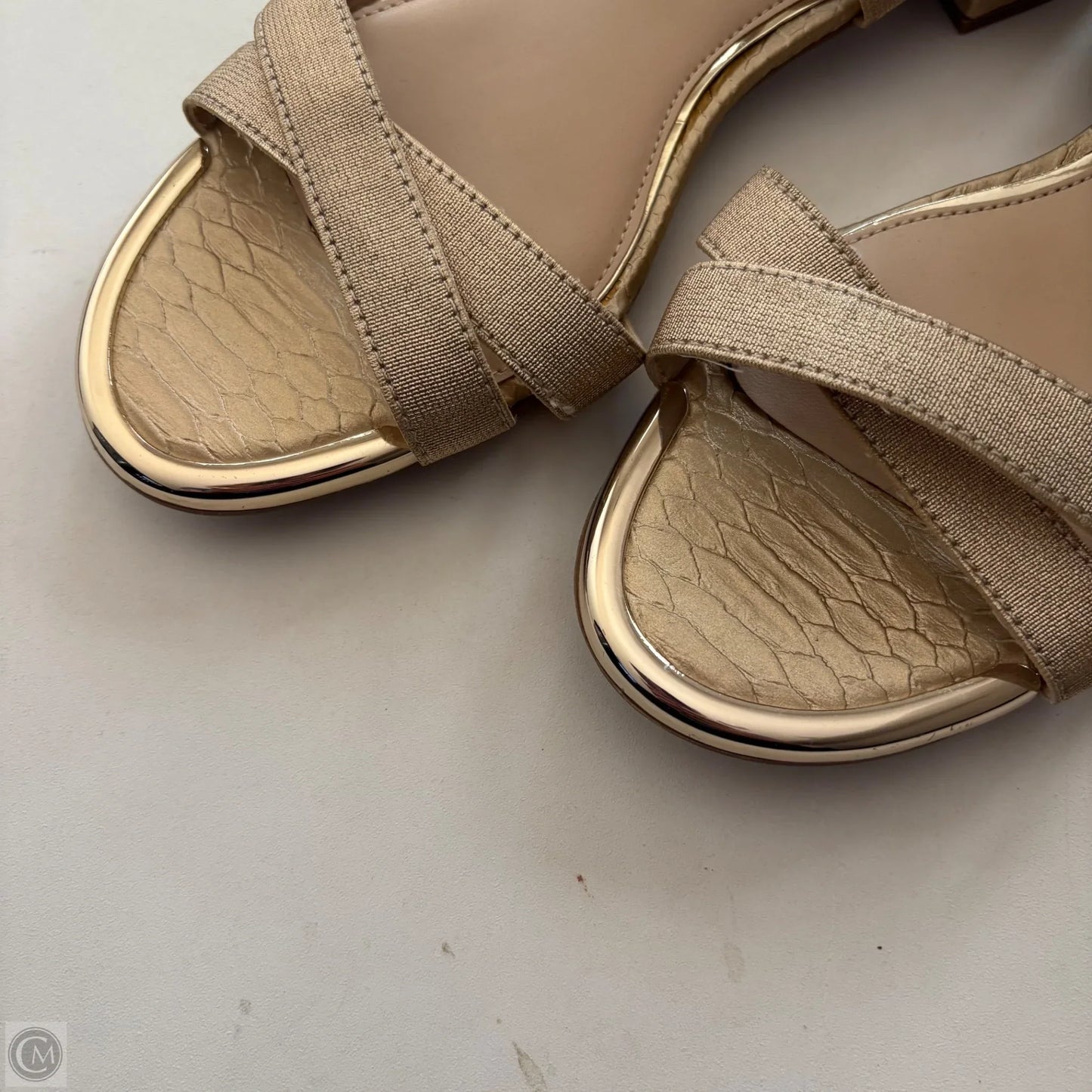 Sandals Flats By Jessica Simpson In Gold, Size: 9.5