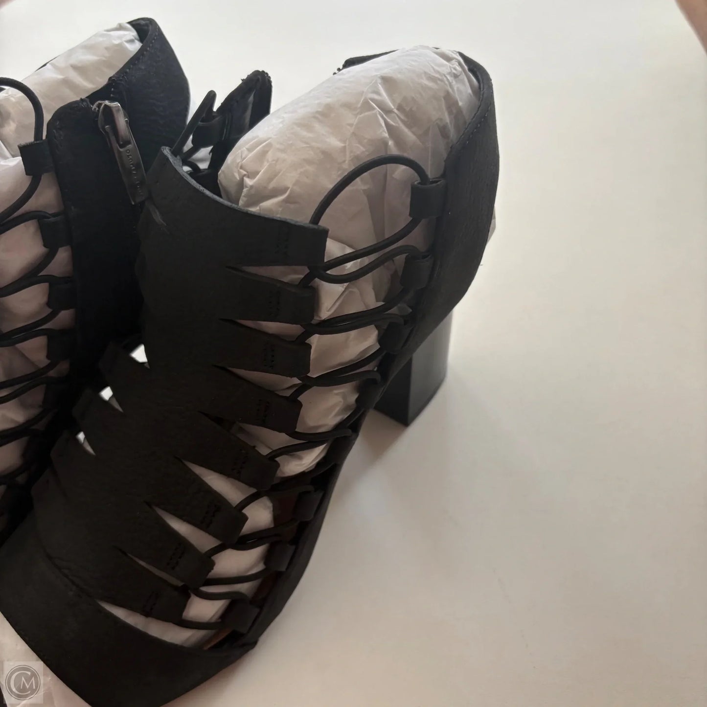 Sandals Heels Block By Vince Camuto In Black, Size: 9.5