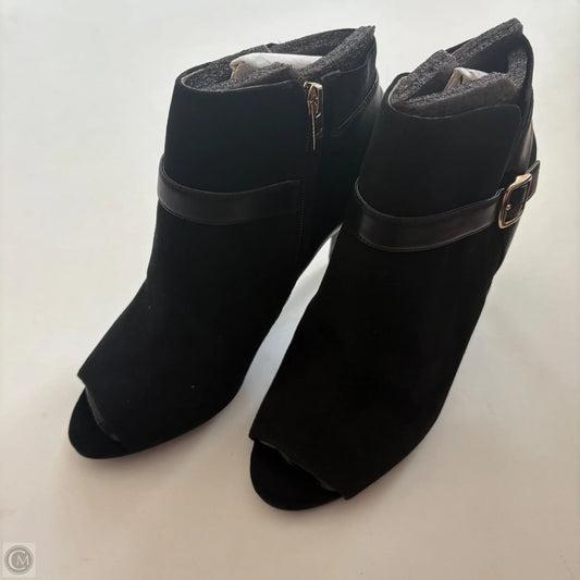 Boots Ankle Heels By Marc Fisher In Black, Size: 9.5