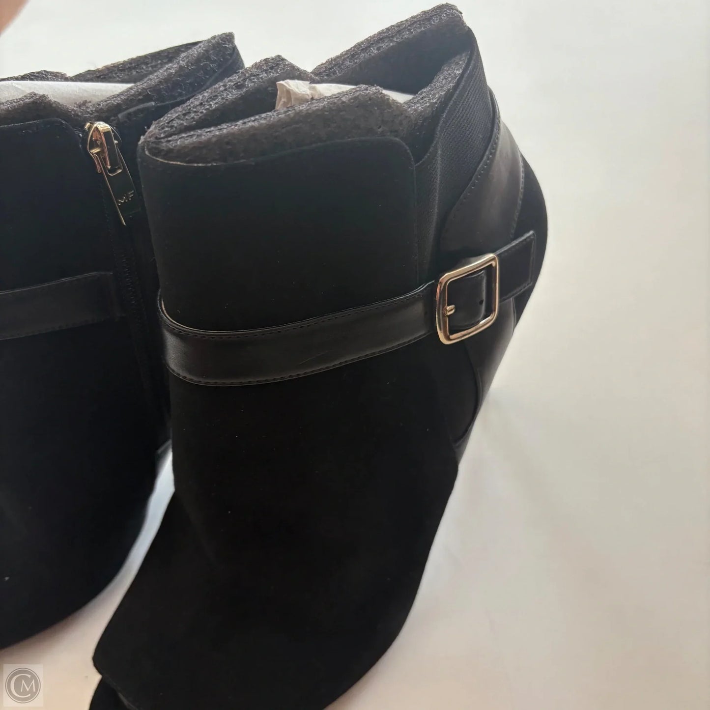 Boots Ankle Heels By Marc Fisher In Black, Size: 9.5