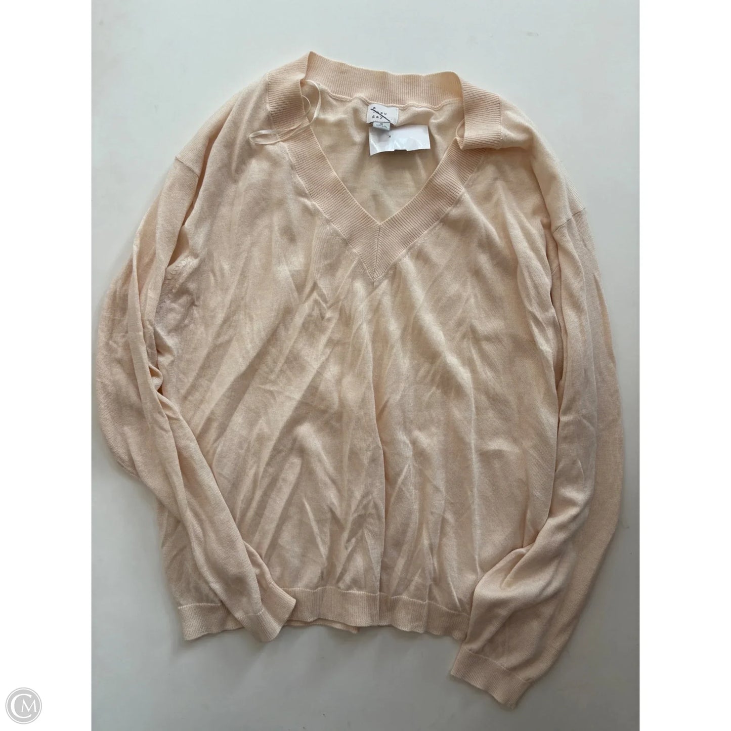 Sweater By A New Day In Cream, Size: S