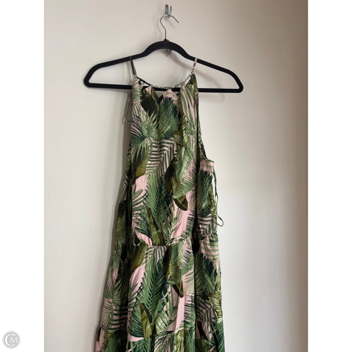 Dress Party Long By Vince Camuto In Green & Pink, Size: Xl