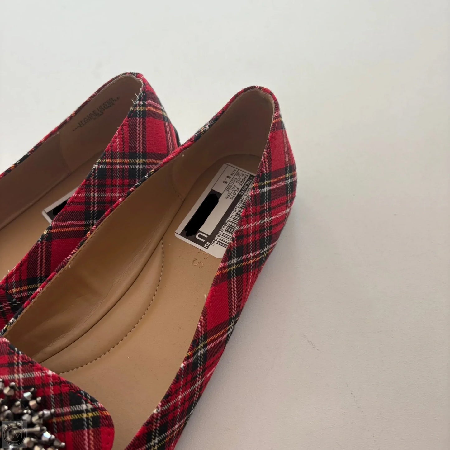 Shoes Flats By Talbots In Plaid Pattern, Size: 8.5