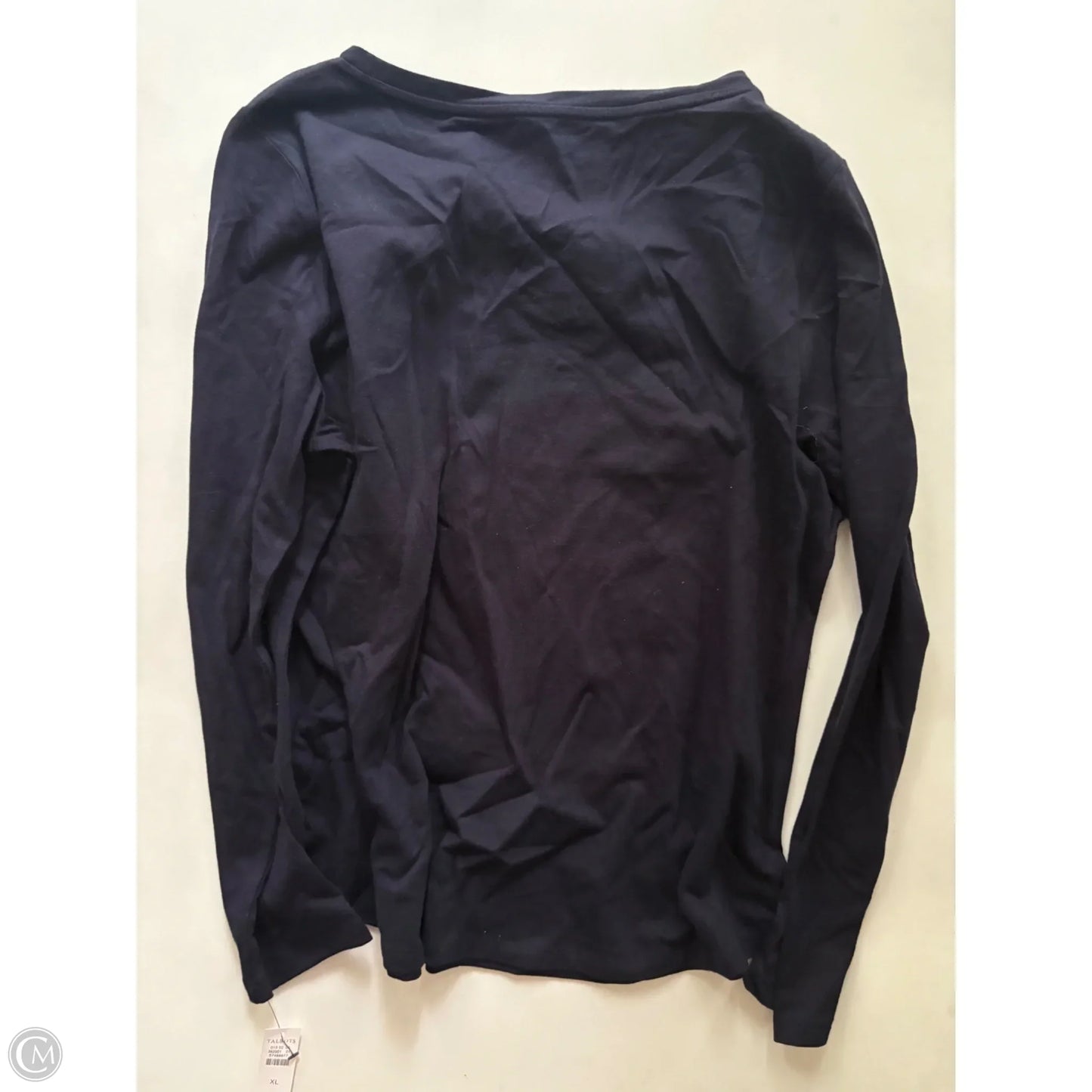 Top Long Sleeve By Talbots In Navy, Size: Xl