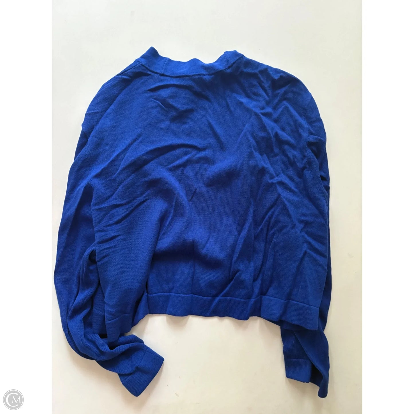 Sweater Cardigan By Talbots In Blue, Size: Xl