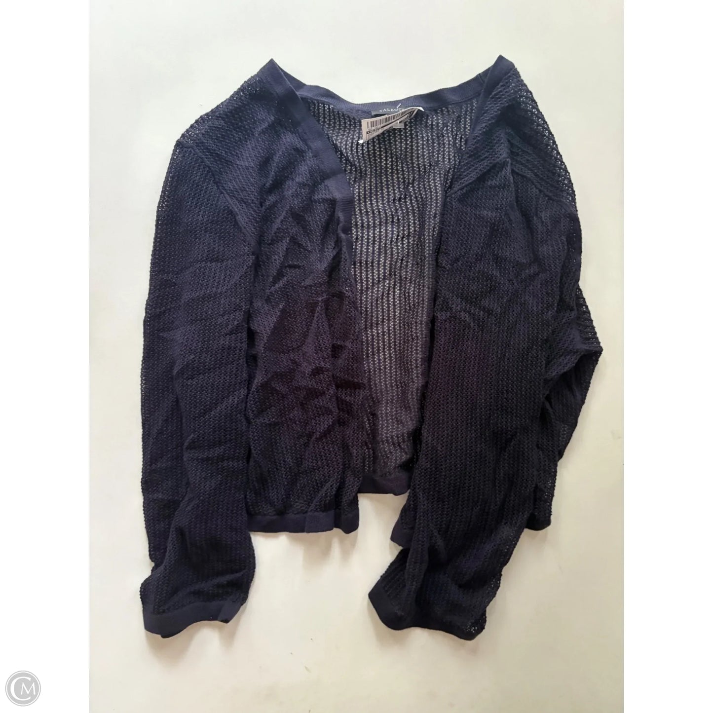 Sweater Short Sleeve By Talbots In Navy, Size: Xl