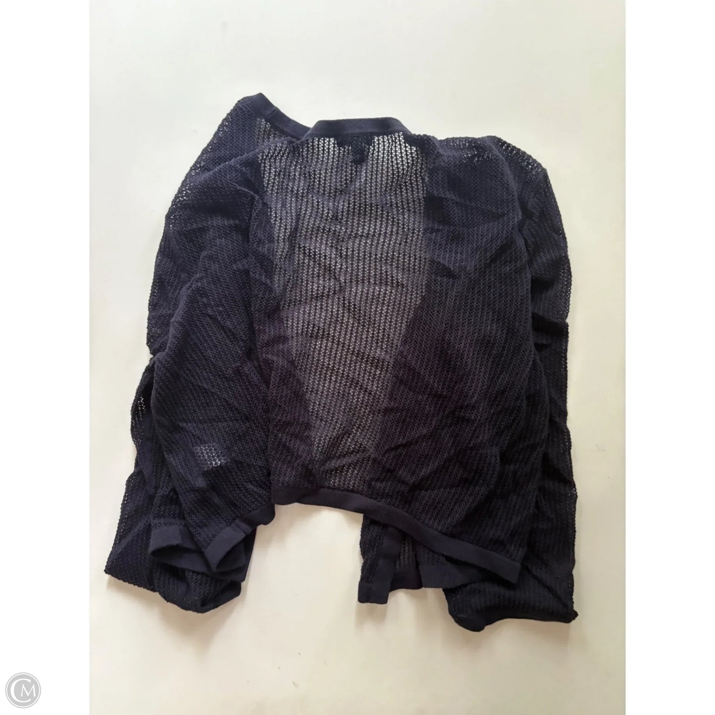 Sweater Short Sleeve By Talbots In Navy, Size: Xl
