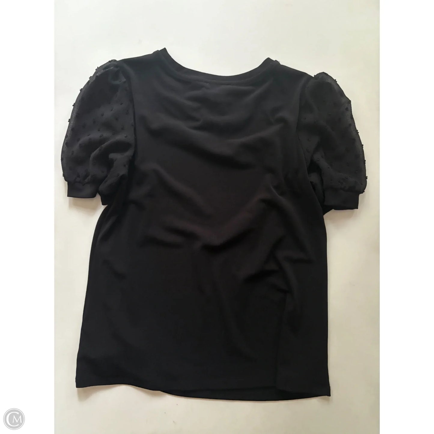 Top Short Sleeve By C And C In Black, Size: S