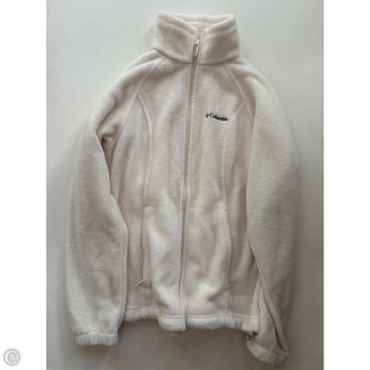 Jacket Fleece By Columbia In White, Size: Xs
