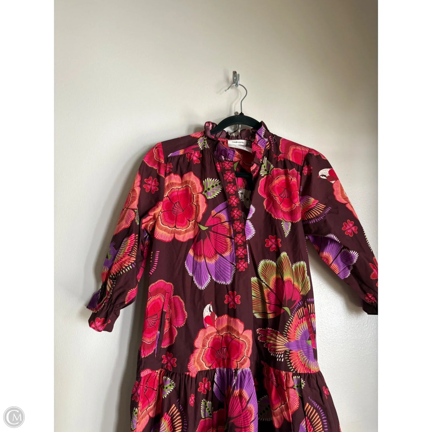 Dress Casual Maxi By Maude Vivante In Floral Print, Size: S