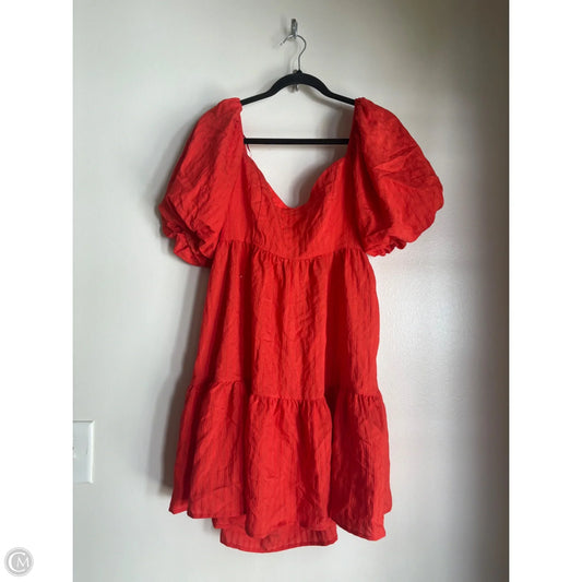 Dress Casual Short By Flying Tomato In Orange, Size: S