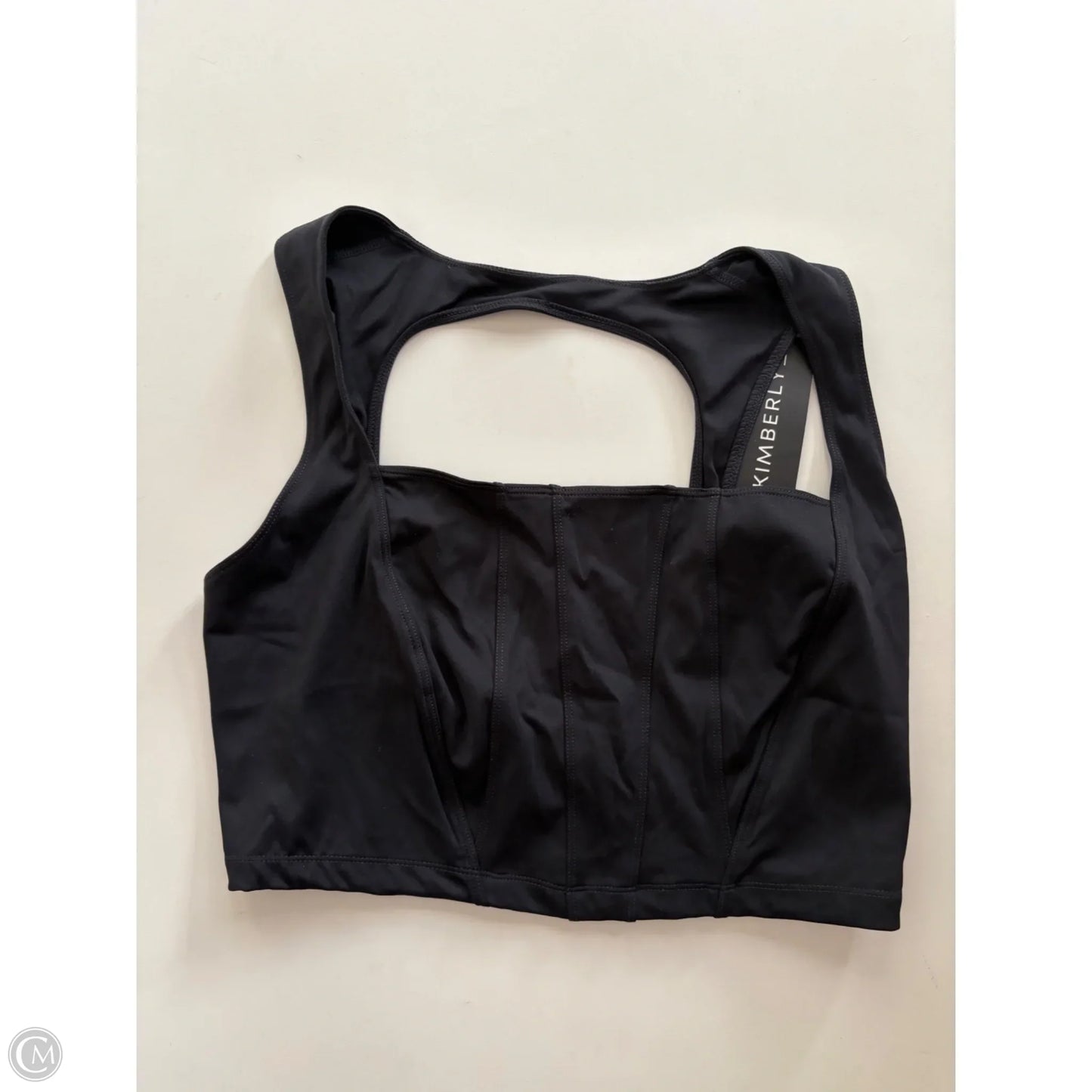 Athletic Tank Top By Clothes Mentor In Black, Size: L