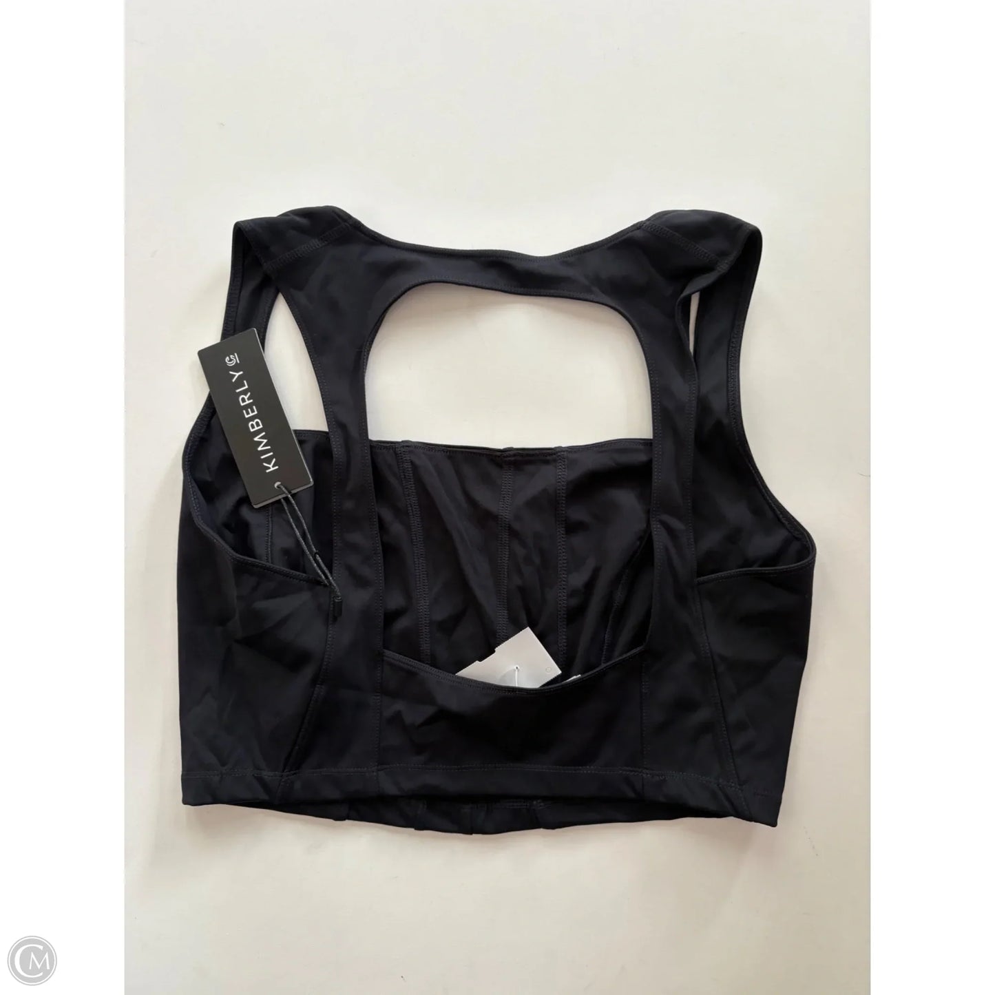 Athletic Tank Top By Clothes Mentor In Black, Size: L