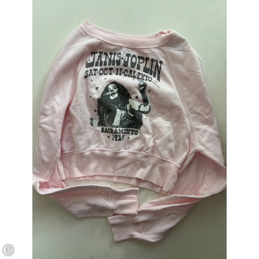 Sweatshirt Crewneck By Clothes Mentor In Pink, Size: M