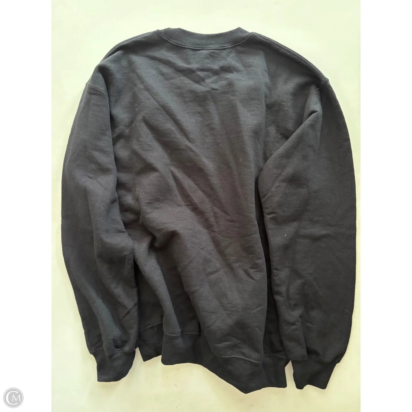 Sweatshirt Crewneck By Clothes Mentor In Black, Size: S