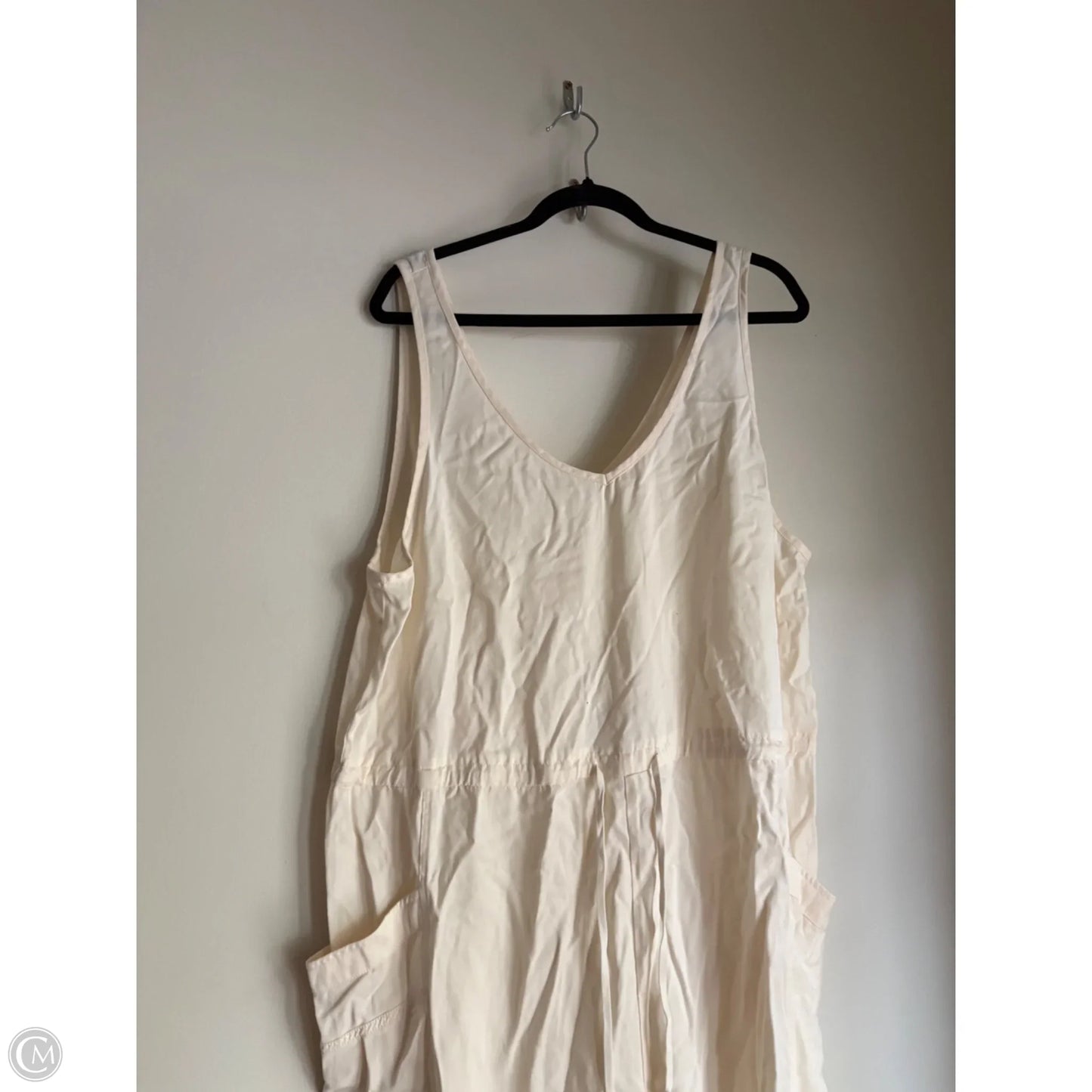 Jumpsuit By Calia In Cream, Size: Xl