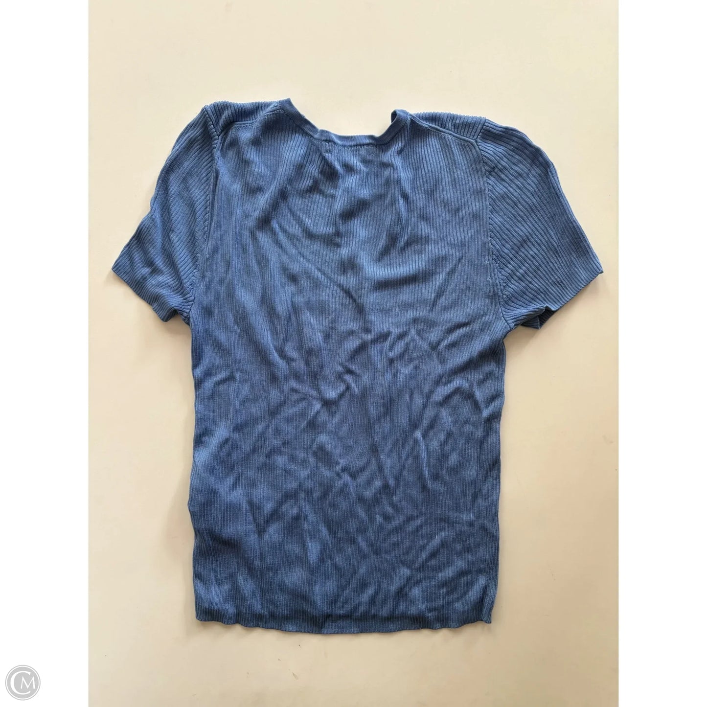 Top Short Sleeve By Madewell In Blue, Size: Xs