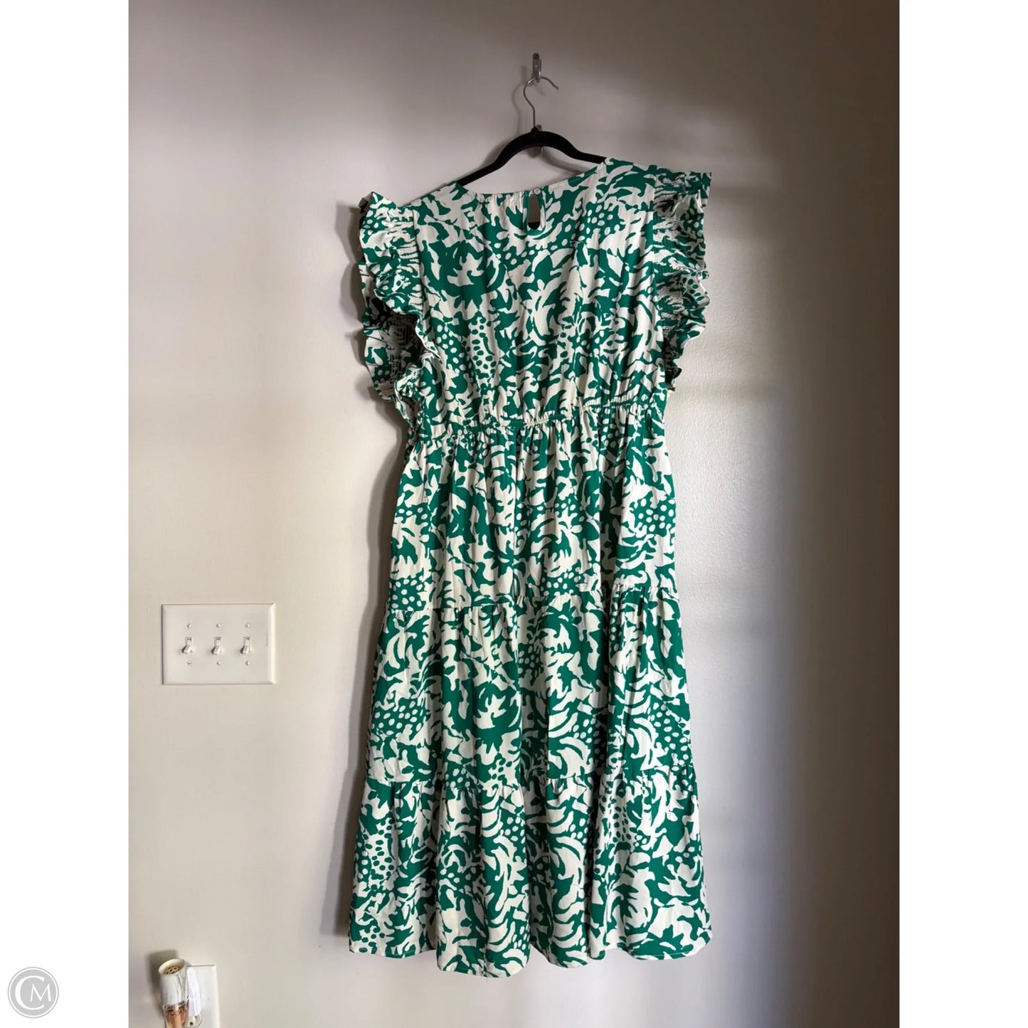 Dress Casual Midi By Grace &Emma In Green, Size: Xl