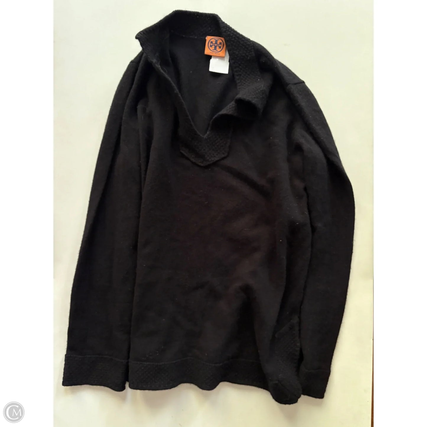 Sweater Designer By Tory Burch In Black, Size: Xl