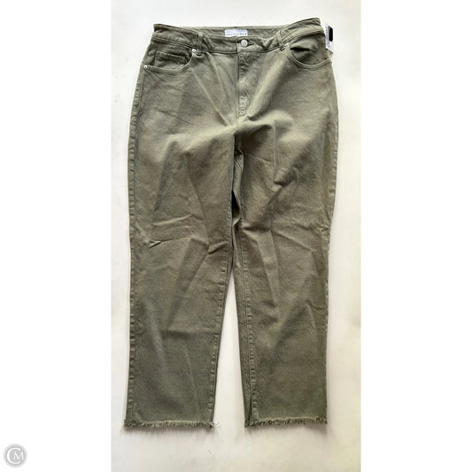Jeans Wide Leg By Loft In Green, Size: 8