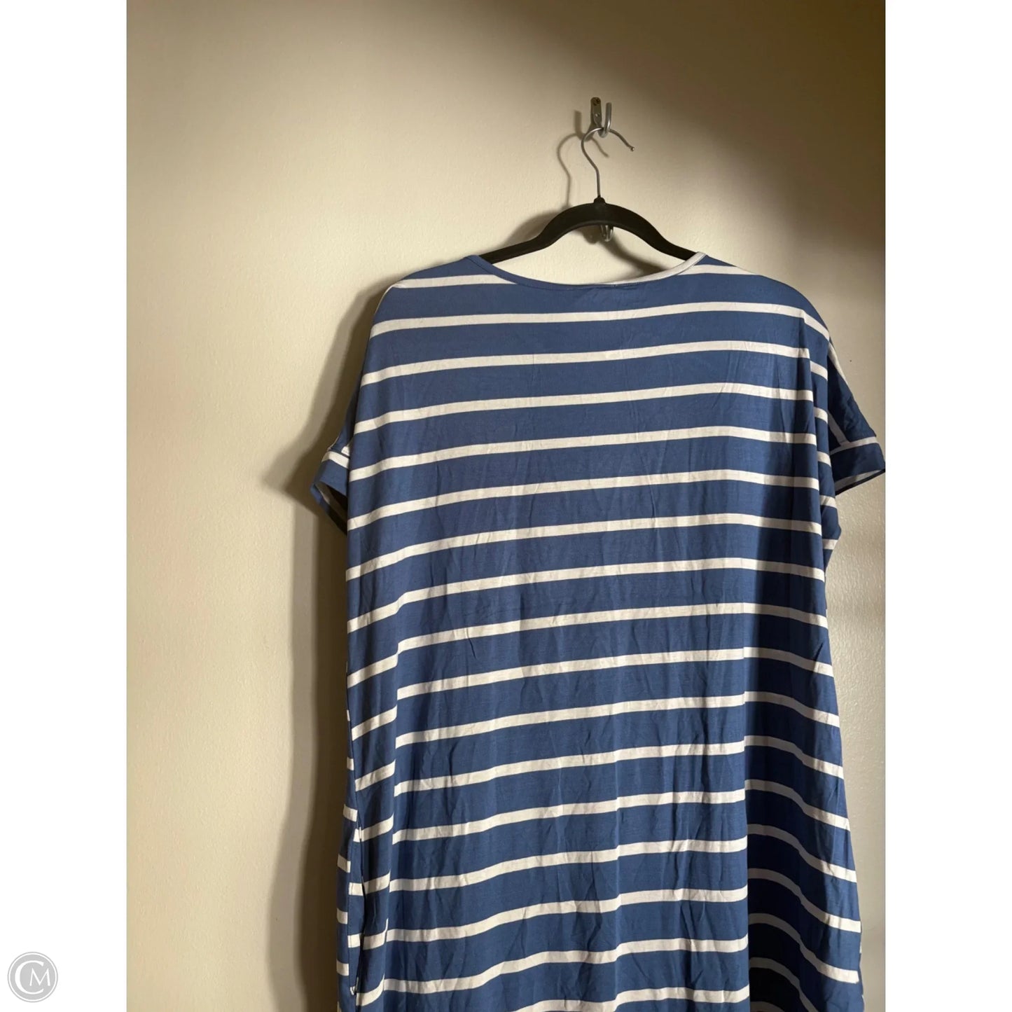 Dress Casual Maxi By Yelete In Striped Pattern, Size: L