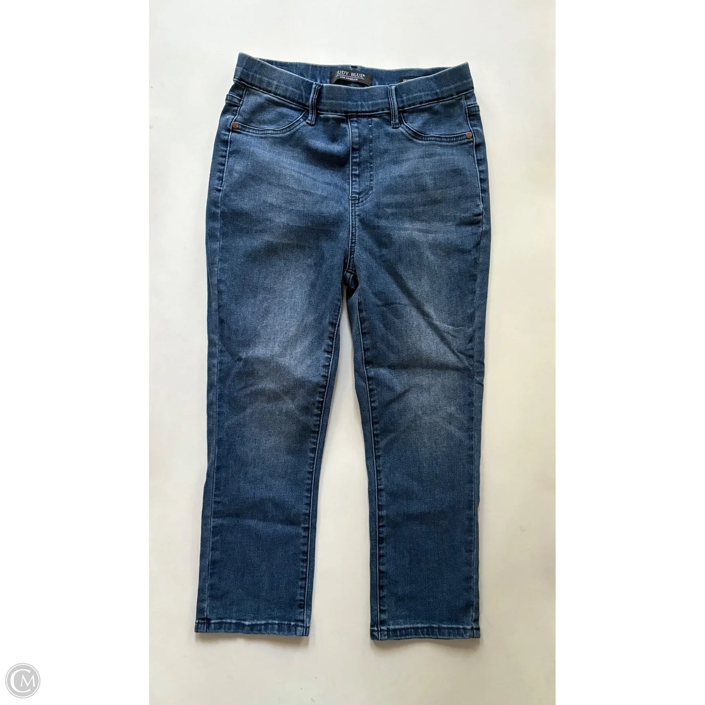 Jeans Cropped By Judy Blue In Blue, Size: 4