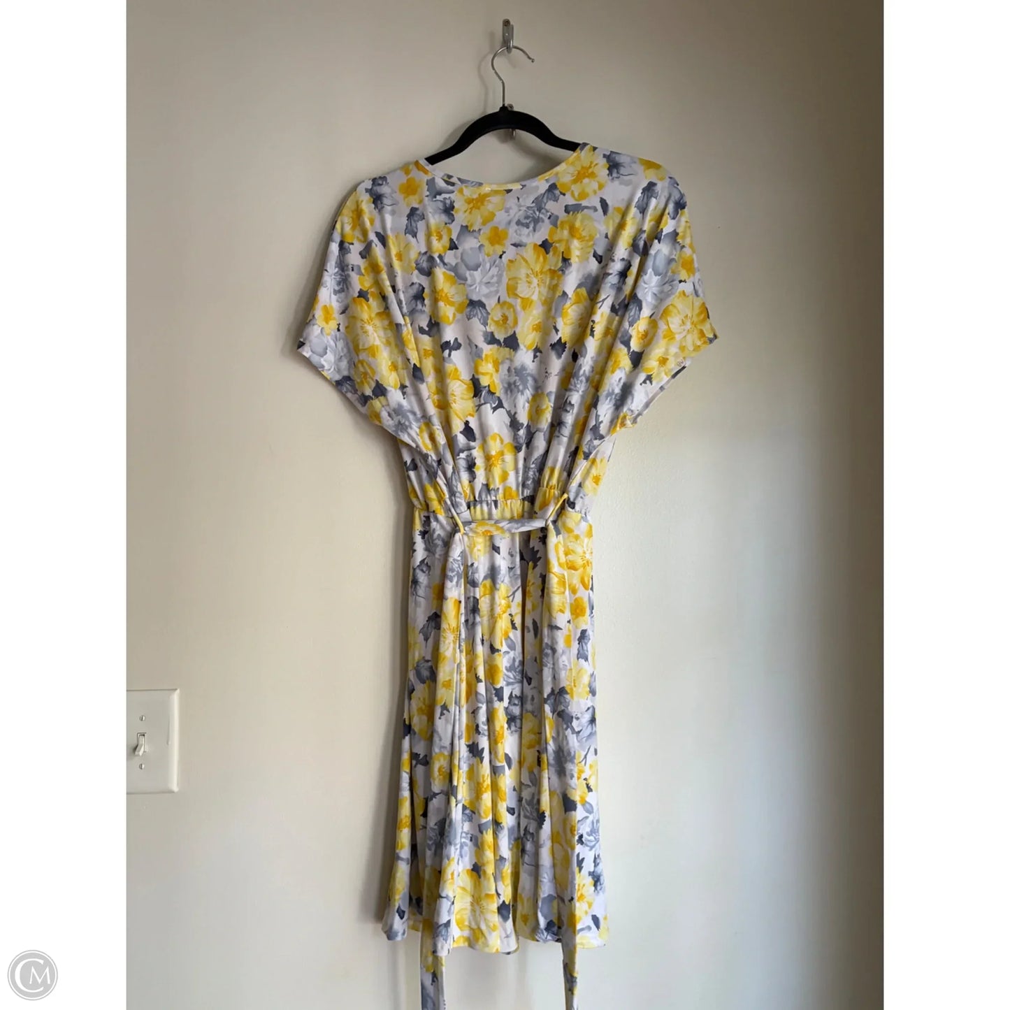Dress Casual Midi By White Birch In Yellow, Size: Xl